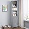 72" Free Standing Tall Floor Bathroom Storage Cabinet with Adjustable Shelves